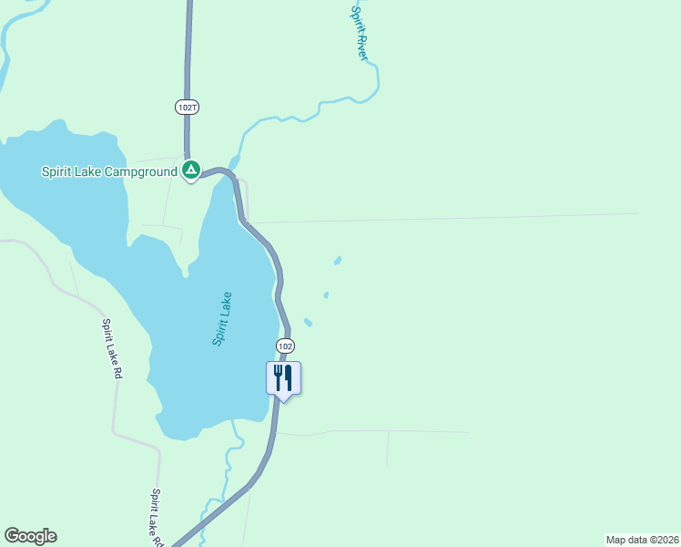 map of restaurants, bars, coffee shops, grocery stores, and more near N9570 Wisconsin 102 in Rib Lake