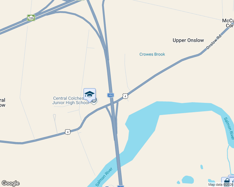 map of restaurants, bars, coffee shops, grocery stores, and more near 133 Onslow Road in Upper Onslow