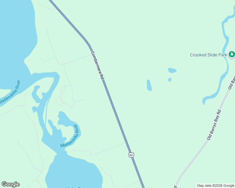 map of restaurants, bars, coffee shops, grocery stores, and more near 39790 A Combermere Road in Barry's Bay