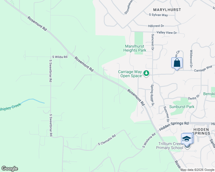 map of restaurants, bars, coffee shops, grocery stores, and more near 710 Rosemont Road in West Linn