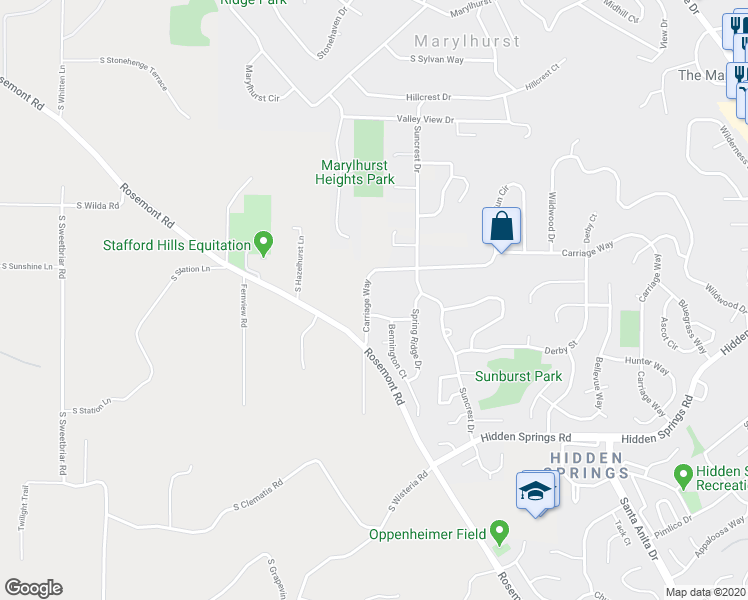 map of restaurants, bars, coffee shops, grocery stores, and more near 1845 Deana Drive in West Linn