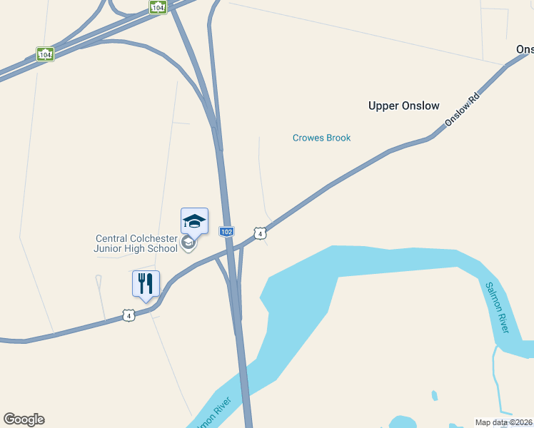 map of restaurants, bars, coffee shops, grocery stores, and more near 15 Hub Centre Drive in Upper Onslow