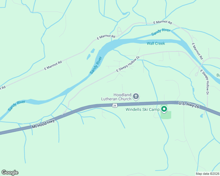 map of restaurants, bars, coffee shops, grocery stores, and more near 58730 East Sleepy Hollow Drive in Sandy