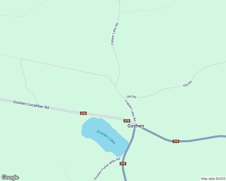 map of restaurants, bars, coffee shops, grocery stores, and more near 87 Copper Lake Road in Goshen