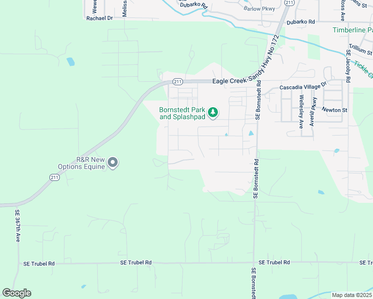 map of restaurants, bars, coffee shops, grocery stores, and more near 38002 Juniper Street in Sandy