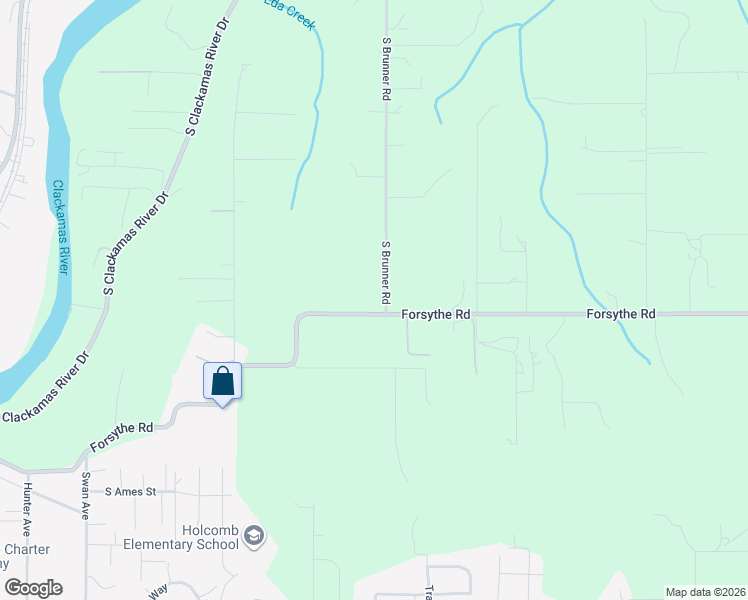 map of restaurants, bars, coffee shops, grocery stores, and more near 15425 South Brunner Road in Oregon City