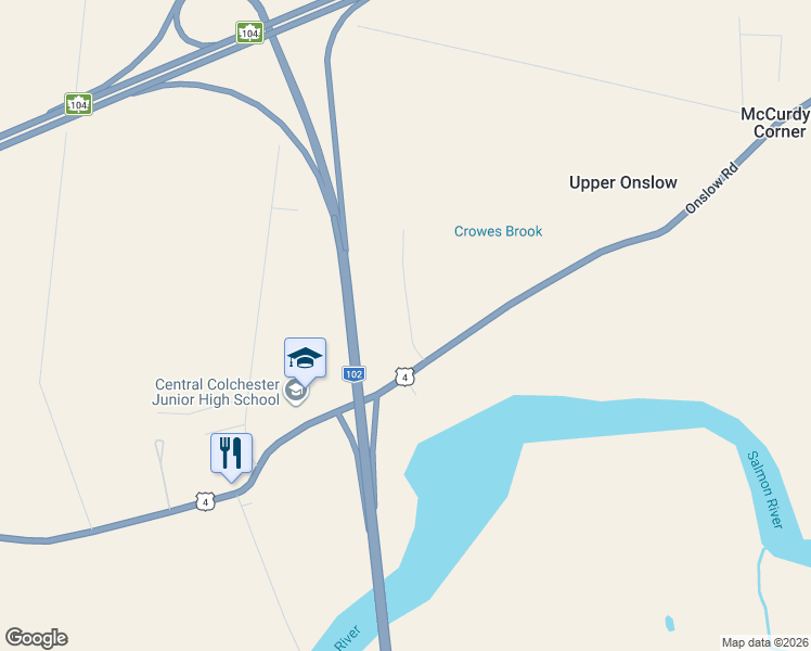 map of restaurants, bars, coffee shops, grocery stores, and more near 15 Hub Centre Drive in Upper Onslow