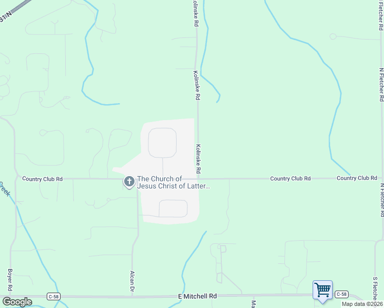 map of restaurants, bars, coffee shops, grocery stores, and more near 853 Kolinske Rd in Petoskey