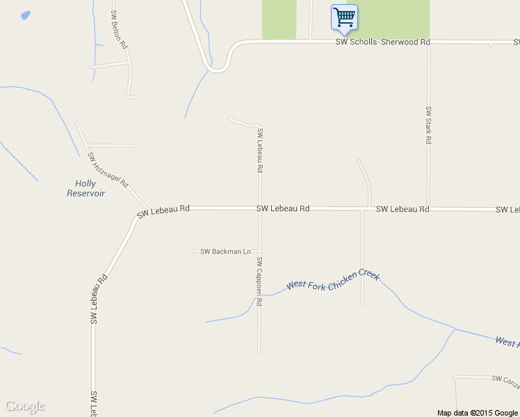 map of restaurants, bars, coffee shops, grocery stores, and more near Southwest Lebeau Road in Sherwood