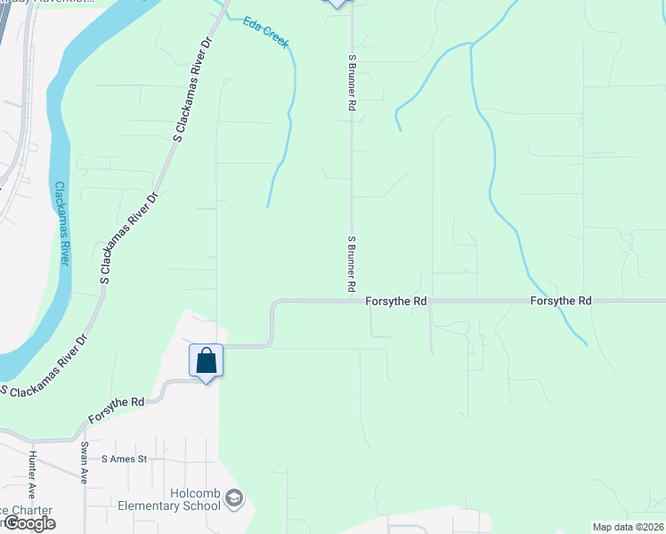 map of restaurants, bars, coffee shops, grocery stores, and more near 15425 South Brunner Road in Oregon City