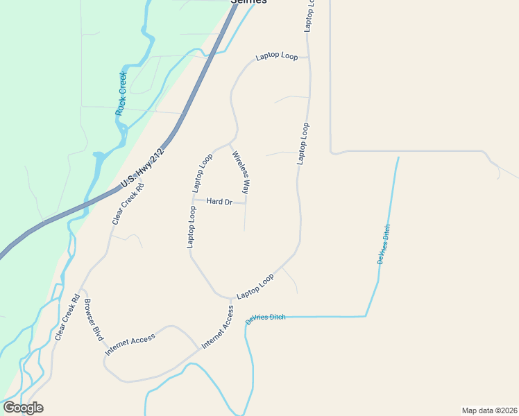 map of restaurants, bars, coffee shops, grocery stores, and more near 21 Wireless Way in Roberts