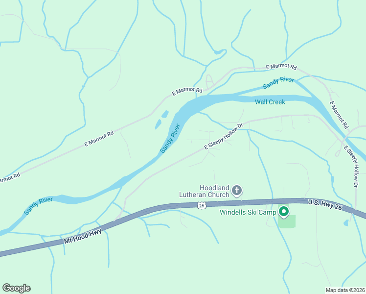 map of restaurants, bars, coffee shops, grocery stores, and more near 58730 East Sleepy Hollow Drive in Sandy