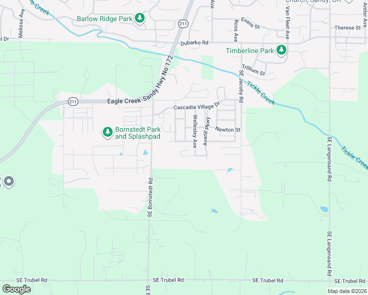 map of restaurants, bars, coffee shops, grocery stores, and more near 39008 Jerger Street in Sandy