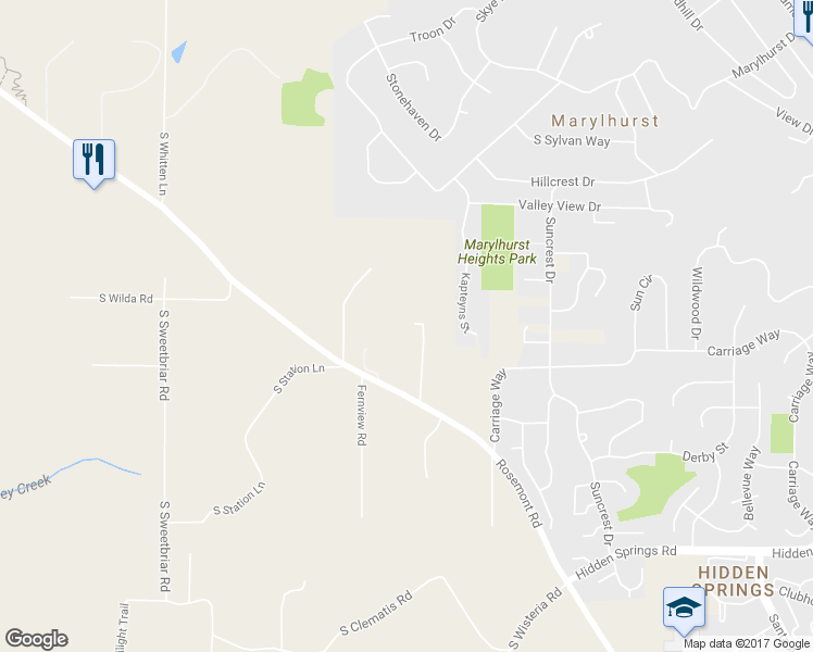 map of restaurants, bars, coffee shops, grocery stores, and more near 19621 South Hazelhurst Lane in West Linn