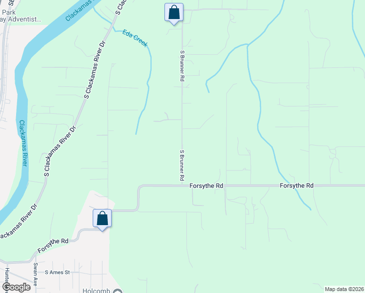 map of restaurants, bars, coffee shops, grocery stores, and more near 15310 South Brunner Road in Oregon City