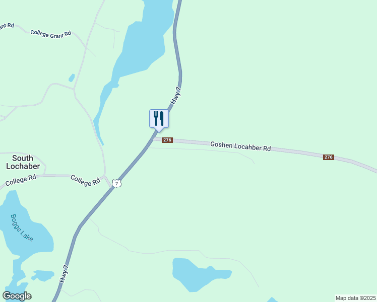 map of restaurants, bars, coffee shops, grocery stores, and more near 44 Dorts Road in Antigonish