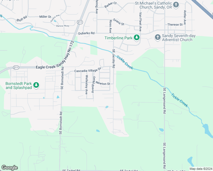 map of restaurants, bars, coffee shops, grocery stores, and more near 39308 Newton Street in Sandy