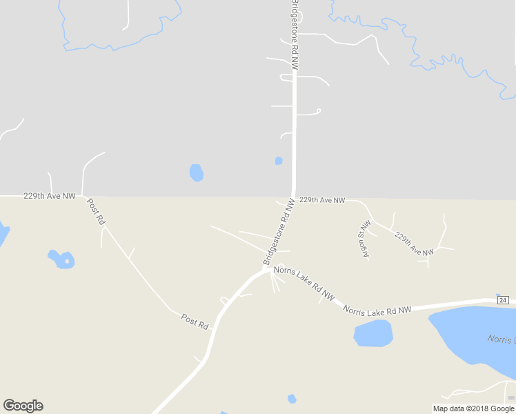 map of restaurants, bars, coffee shops, grocery stores, and more near 22870 Bridgestone Road Northwest in Saint Francis