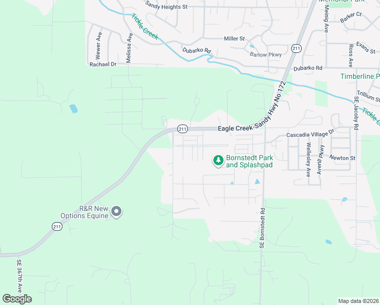 map of restaurants, bars, coffee shops, grocery stores, and more near 19115 Cork Avenue in Sandy