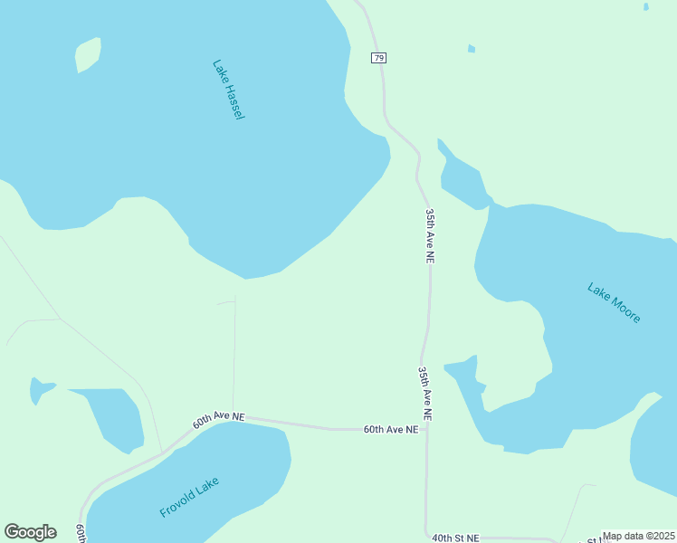 map of restaurants, bars, coffee shops, grocery stores, and more near 310 58th Street Northeast in Benson