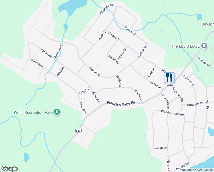 map of restaurants, bars, coffee shops, grocery stores, and more near 16 Robin Lane in Rothesay