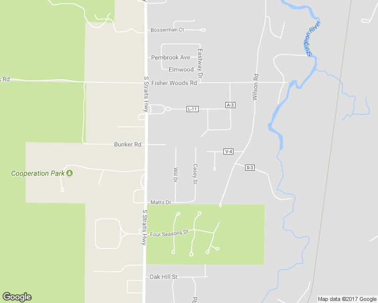 map of restaurants, bars, coffee shops, grocery stores, and more near 5282 Casey Street in Indian River