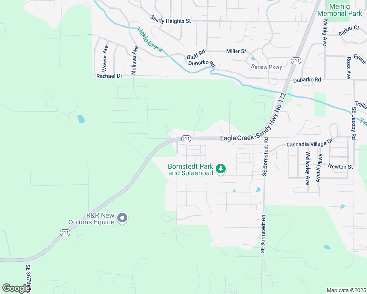map of restaurants, bars, coffee shops, grocery stores, and more near 19007 Dublin Avenue in Sandy