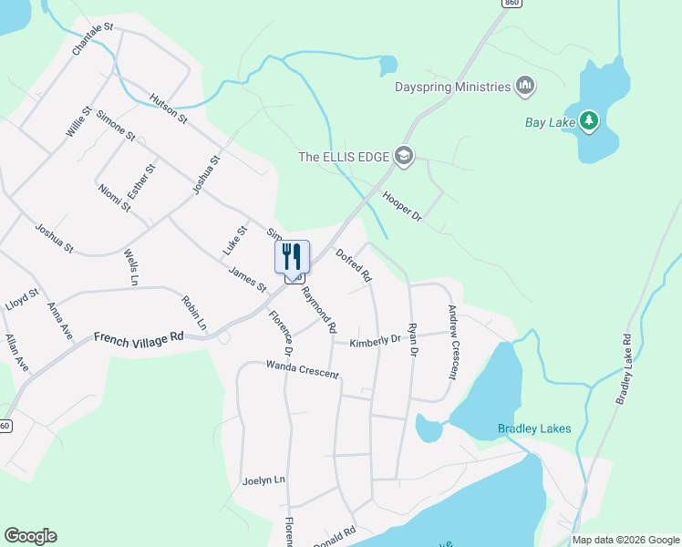 map of restaurants, bars, coffee shops, grocery stores, and more near 6 Dofred Road in Rothesay