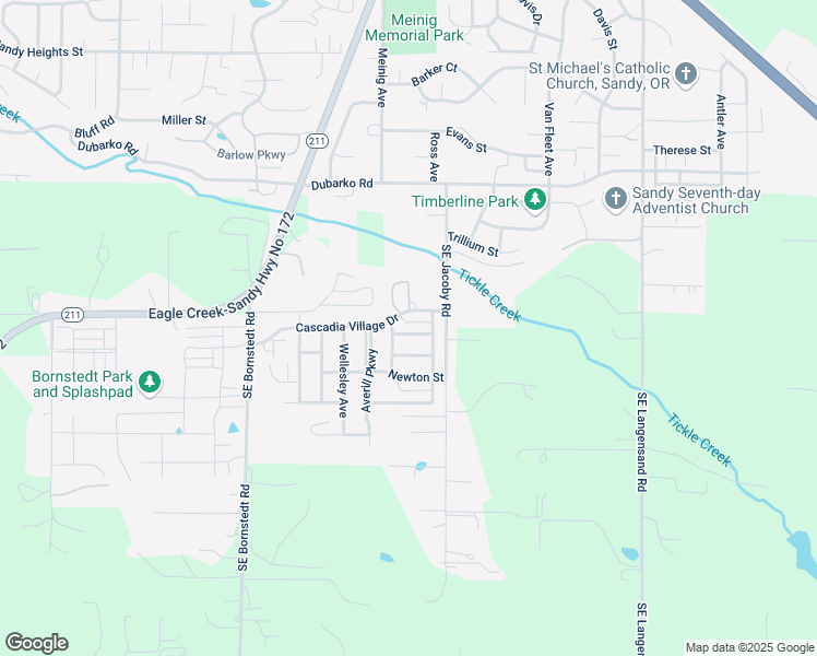 map of restaurants, bars, coffee shops, grocery stores, and more near 39267 Woodbury Street in Sandy