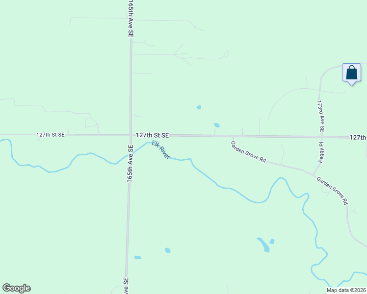 map of restaurants, bars, coffee shops, grocery stores, and more near 16809 127th Street Southeast in Becker