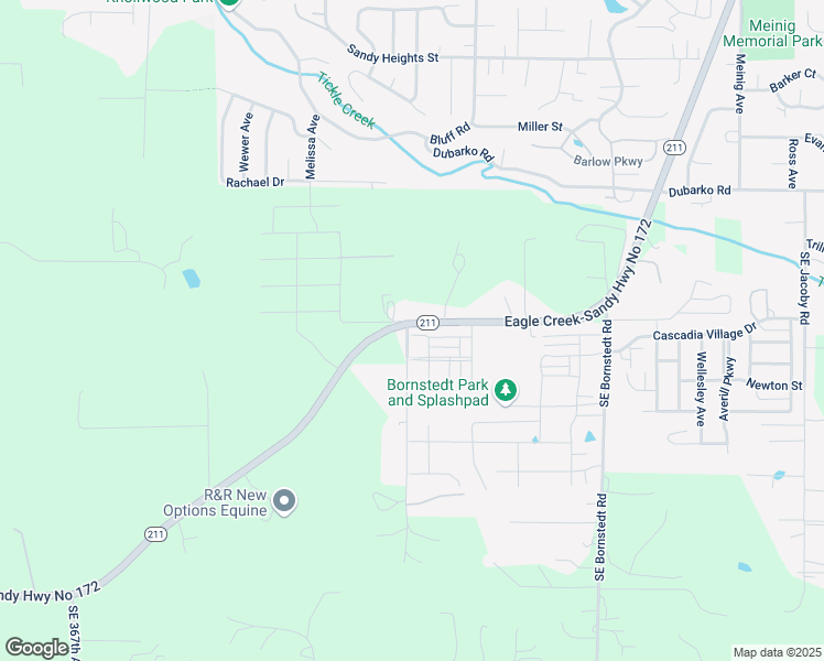 map of restaurants, bars, coffee shops, grocery stores, and more near 19007 Dublin Avenue in Sandy