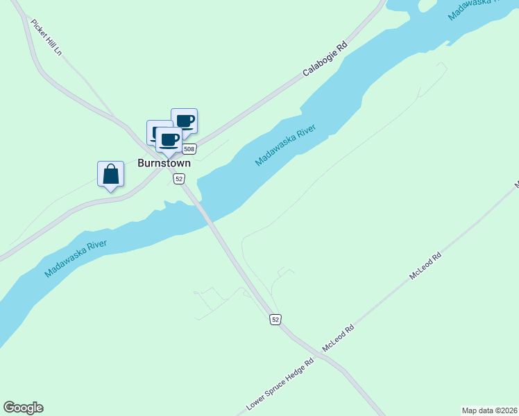 map of restaurants, bars, coffee shops, grocery stores, and more near in Renfrew County