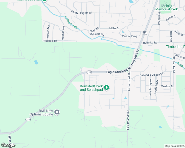 map of restaurants, bars, coffee shops, grocery stores, and more near 19007 Dublin Avenue in Sandy