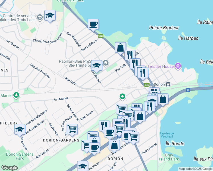 217 Rue de l'Hôtel de Ville, VaudreuilDorion QC Walk Score