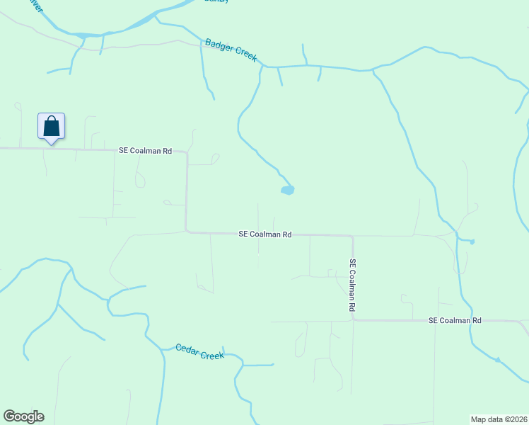 map of restaurants, bars, coffee shops, grocery stores, and more near 45603 Southeast Coalman Road in Sandy
