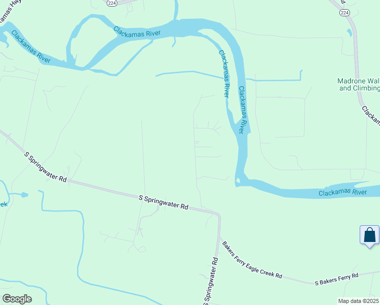 map of restaurants, bars, coffee shops, grocery stores, and more near 15177 South Stevens Road in Oregon City