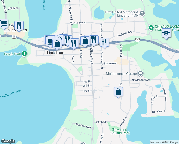 30300 Olinda Trail, Lindstrom MN Walk Score