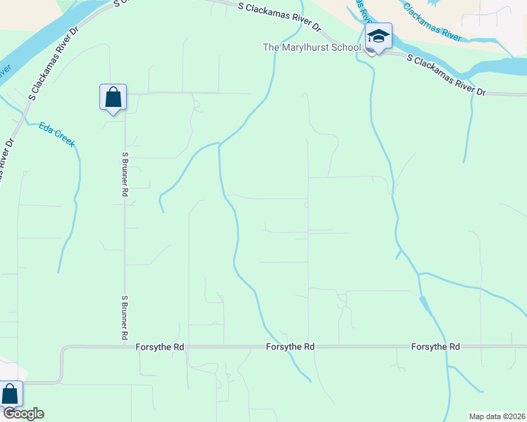 map of restaurants, bars, coffee shops, grocery stores, and more near 15079 South Beaton Road in Oregon City