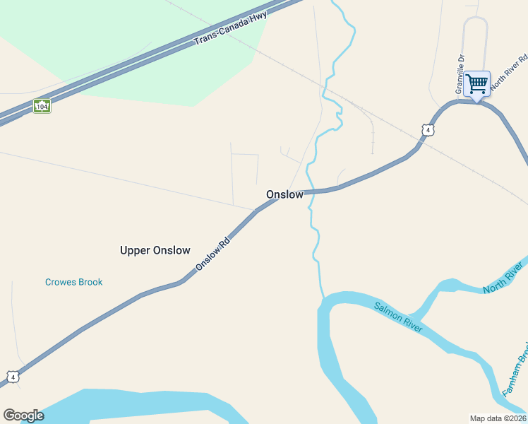 map of restaurants, bars, coffee shops, grocery stores, and more near 412 Onslow Road in Upper Onslow