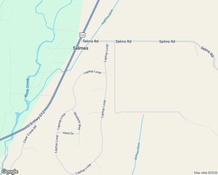 map of restaurants, bars, coffee shops, grocery stores, and more near 65 Laptop Loop in Roberts