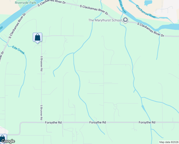 map of restaurants, bars, coffee shops, grocery stores, and more near Skirbin Lane in Clackamas County
