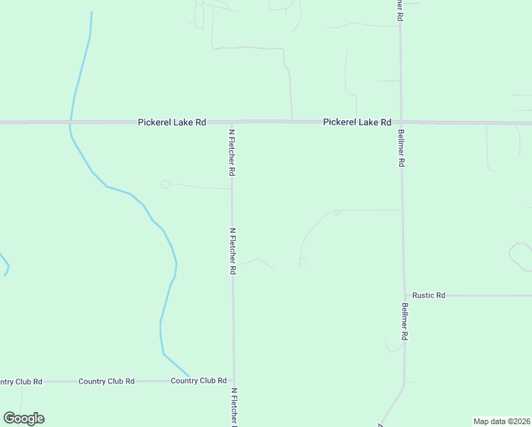 map of restaurants, bars, coffee shops, grocery stores, and more near 1260 North Fletcher Road in Petoskey
