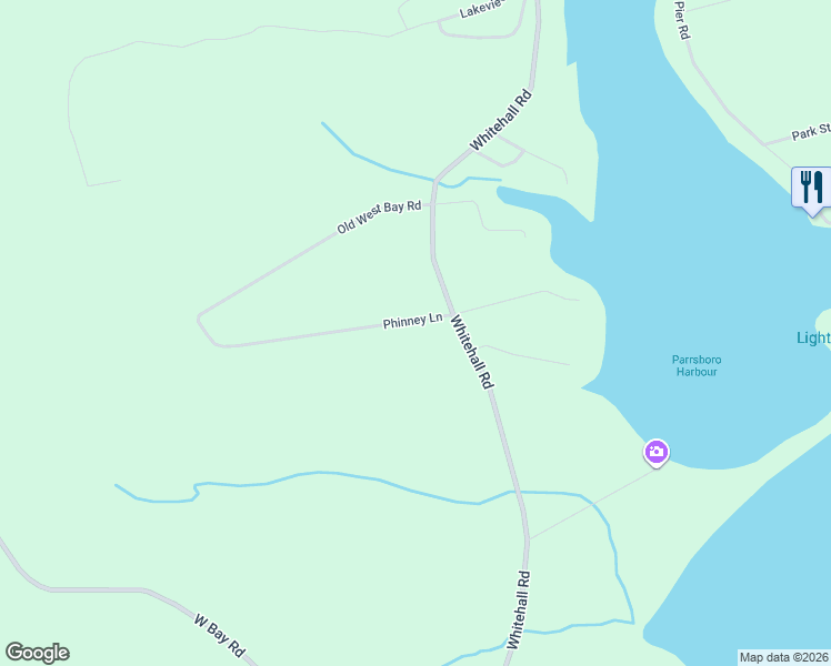 map of restaurants, bars, coffee shops, grocery stores, and more near 57 Phinney Lane in Parrsboro