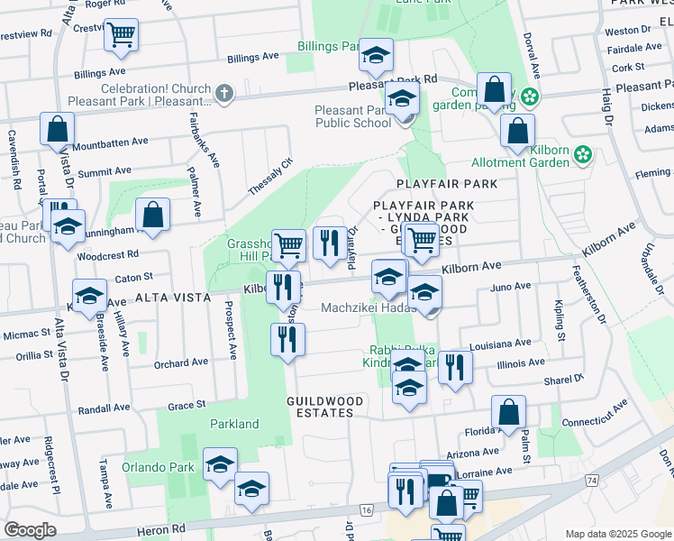 1701 Kilborn Avenue, Ottawa ON Walk Score