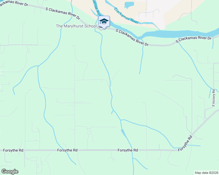 map of restaurants, bars, coffee shops, grocery stores, and more near South Beaton Road in Clackamas County