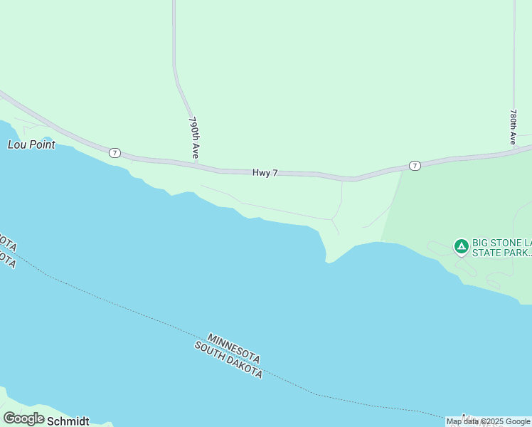 map of restaurants, bars, coffee shops, grocery stores, and more near 78757 Lovgren Woodshore Road in Ortonville