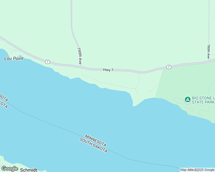 map of restaurants, bars, coffee shops, grocery stores, and more near 78757 Lovgren Woodshore Road in Ortonville