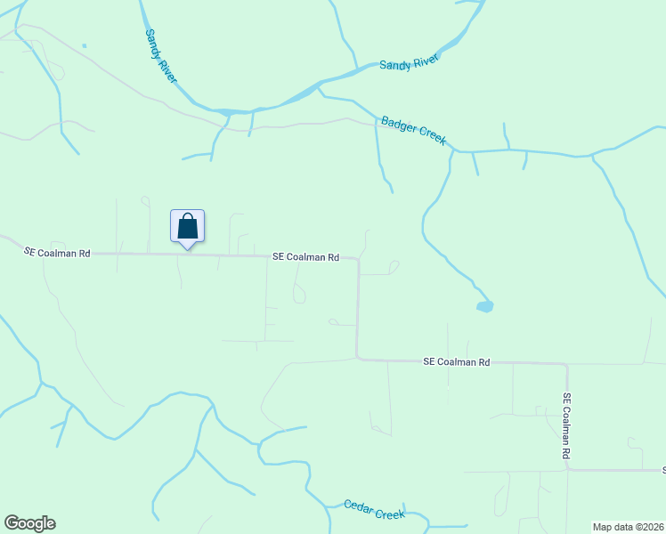 map of restaurants, bars, coffee shops, grocery stores, and more near 45116 Southeast Coalman Road in Sandy