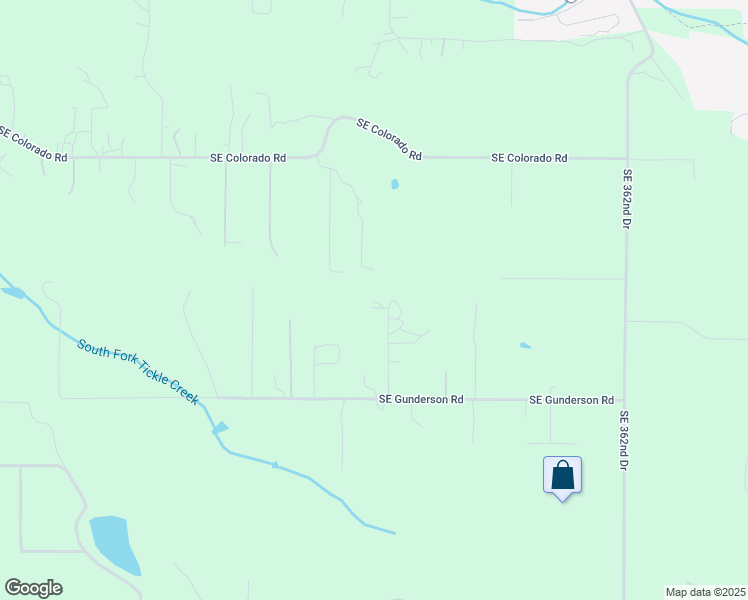 map of restaurants, bars, coffee shops, grocery stores, and more near 35223 Southeast Gunderson Road in Sandy