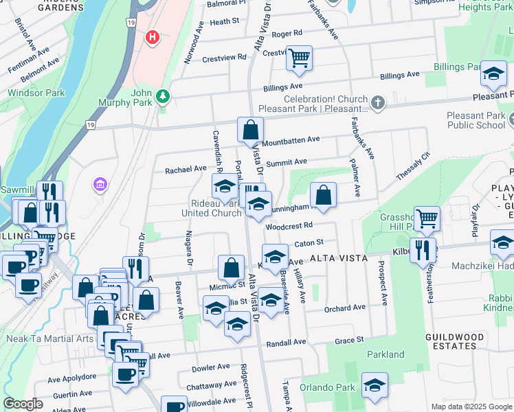 Alta Vista Ottawa Map 2175 Alta Vista Drive, Ottawa On - Walk Score